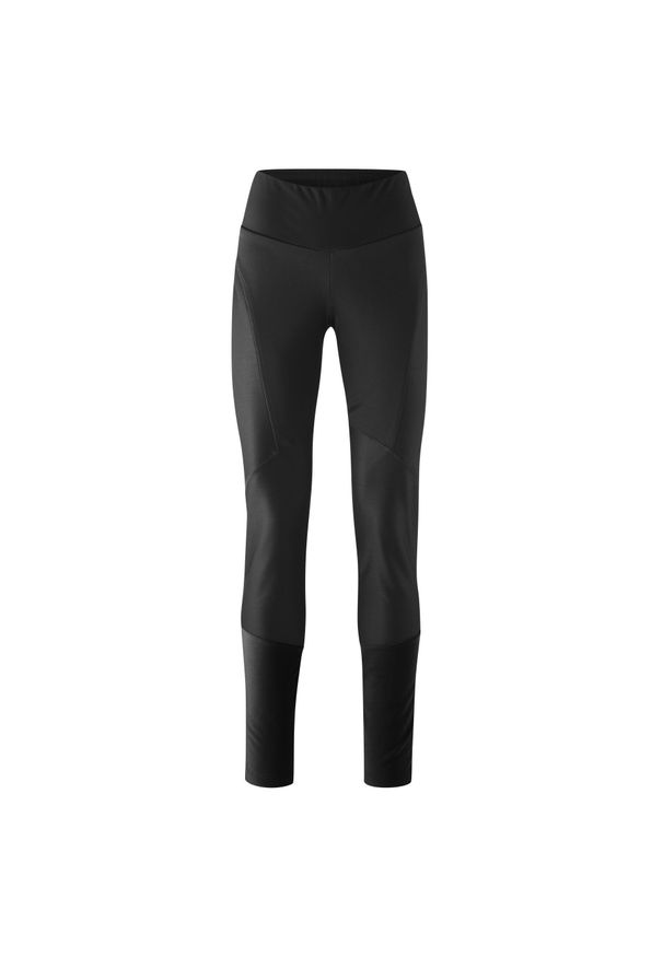 GONSO - Damskie legginsy Gonso Essential Softshell No Pad. Kolor: wielokolorowy, szary, czarny. Materiał: softshell. Sport: kolarstwo