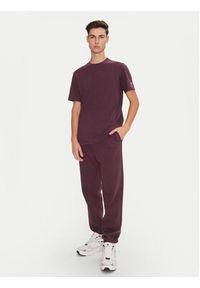 Champion T-Shirt 220425 Fioletowy Regular Fit. Kolor: fioletowy. Materiał: bawełna #4