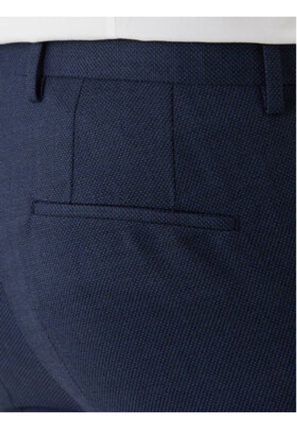 Hugo - HUGO Garnitur Henry/Getlin232X 50558069 Granatowy Slim Fit. Kolor: niebieski. Materiał: syntetyk