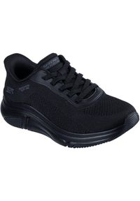 skechers - Adidasy Skechers Bobs Sparrow Flex - Too You, Kobiety. Kolor: czarny. Materiał: materiał. Sport: fitness