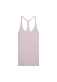 Puma - Tank top treningowy damski PUMA Studio Ultrabare 2in1 Tank. Kolor: różowy