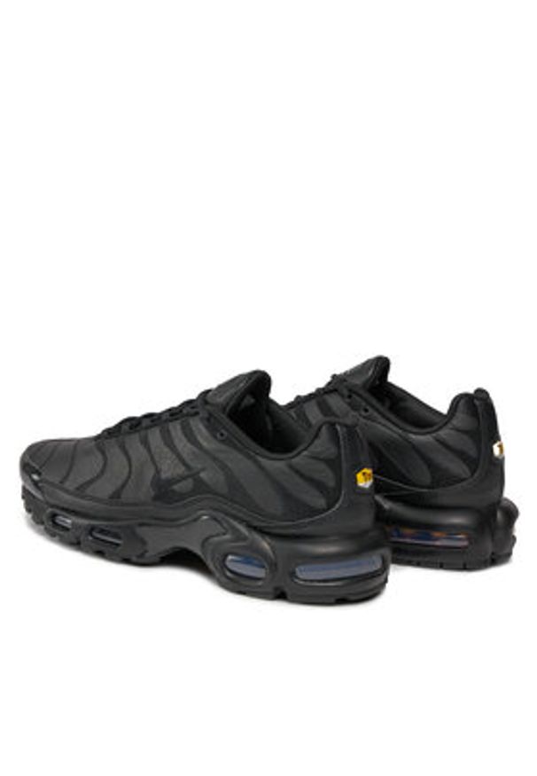 Nike Sneakersy Air Max Plus AJ2029 001 Czarny. Kolor: czarny. Materiał: skóra. Model: Nike Air Max