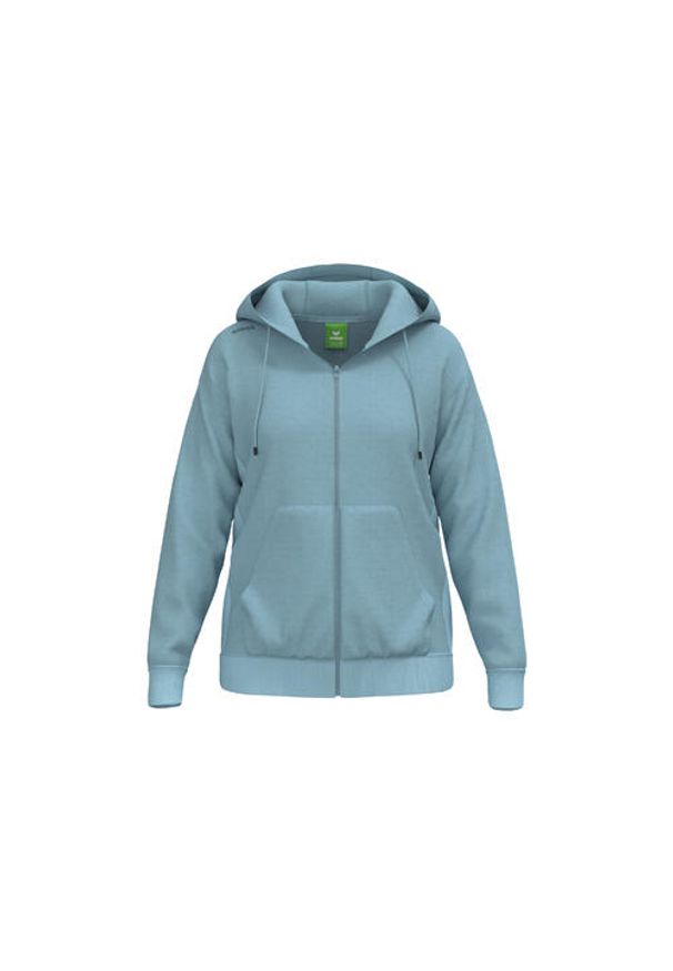ERIMA - Damska kurtka z kapturem Erima TS. Typ kołnierza: kaptur. Kolor: niebieski