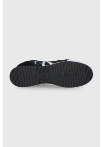 Calvin Klein Jeans - Buty. Nosek buta: okrągły. Zapięcie: sznurówki. Kolor: czarny. Materiał: guma. Obcas: na obcasie. Wysokość obcasa: niski #3