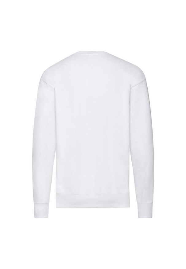 FRUIT OF THE LOOM - Lekka Bluza Rozpinana Unisex Dla Dorosłych. Kolor: biały
