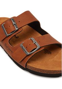 Pepe Jeans Klapki PLS90637 Brązowy. Kolor: brązowy. Materiał: skóra #6