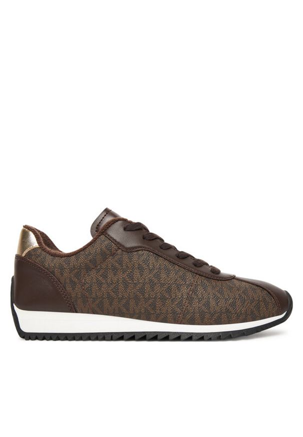 MICHAEL Michael Kors Sneakersy Rhodes 43T5RHFS3L Brązowy. Kolor: brązowy. Materiał: skóra