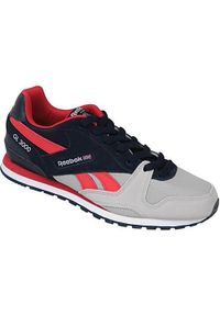 Buty do chodzenia dla dzieci Reebok GL 3000 SP. Zapięcie: sznurówki. Kolor: czerwony, wielokolorowy, szary. Materiał: skóra, tkanina, materiał. Szerokość cholewki: normalna. Sport: turystyka piesza