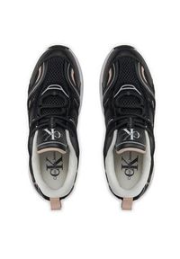 Calvin Klein Jeans Sneakersy Retro Tennis Su-Mesh Wn YW0YW00891 Czarny. Kolor: czarny. Materiał: skóra #3