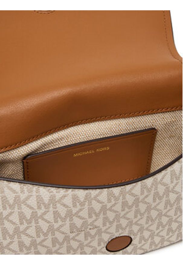 MICHAEL Michael Kors Torebka Lydia 32S5GL0C1B Écru. Materiał: skórzane