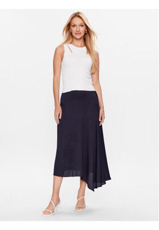 Ted Baker Spódnica midi Francic 272243 Granatowy Regular Fit. Kolor: niebieski. Materiał: syntetyk
