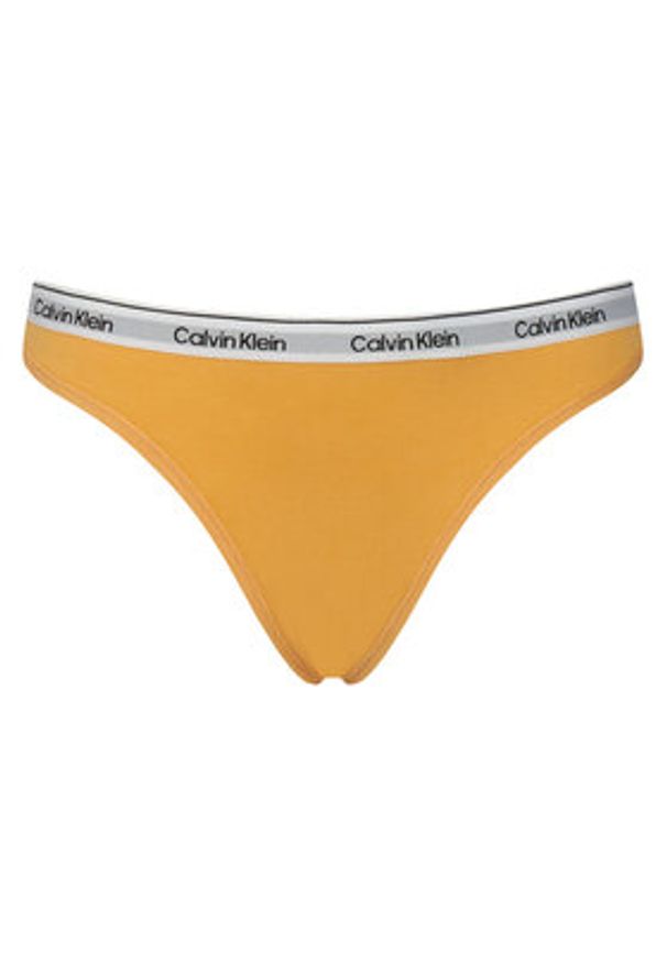 Calvin Klein Underwear Komplet stringów LV00QD5221 Kolorowy. Materiał: bawełna. Wzór: kolorowy
