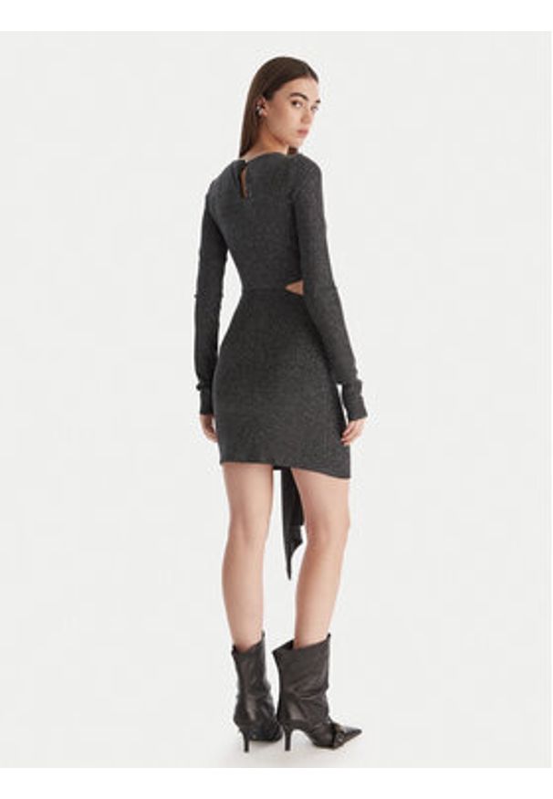 Patrizia Pepe Sukienka koktajlowa 2A2972/J340-K478 Czarny Regular Fit. Kolor: czarny. Materiał: syntetyk. Styl: wizytowy