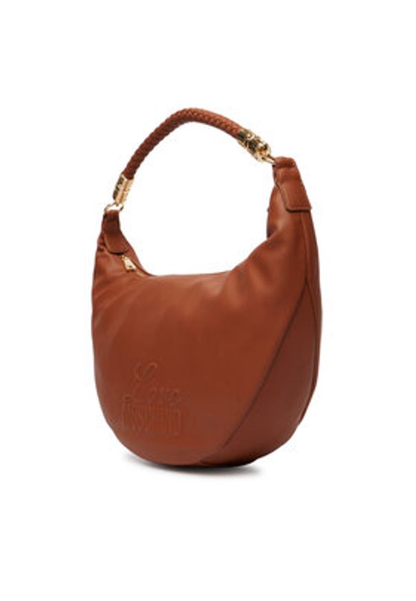 Love Moschino - LOVE MOSCHINO Torebka JC4222PP0OKA0300 Brązowy. Kolor: brązowy. Materiał: skórzane