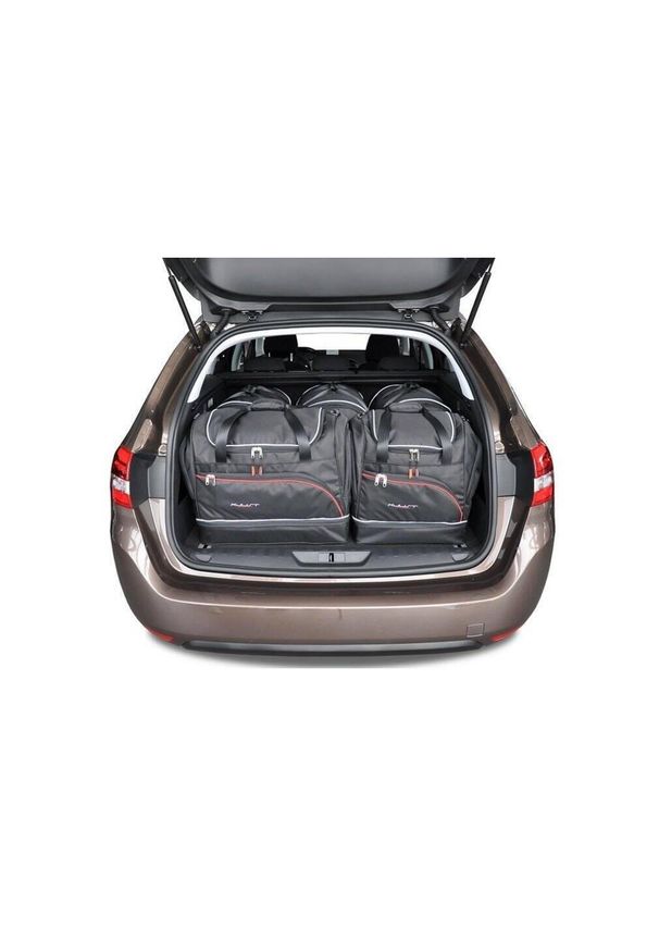 KJUST - Torby Do Bagażnika Peugeot 308 Sw 2014-2021 5Szt Kjust. Kolor: czarny. Styl: sportowy