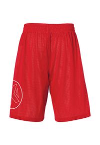 KEMPA - Spodenki dziecięce dwustronne Kempa Player. Kolor: biały, czerwony, wielokolorowy. Styl: sportowy. Sport: koszykówka