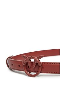 Pinko Pasek Damski Lover Berry H2 Belt AI 24-25 PLT01 100143 A1K2 Bordowy. Kolor: czerwony. Materiał: skóra #2