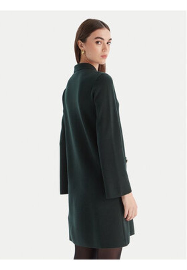 Luisa Spagnoli Sukienka dzianinowa Magilla 100109 Zielony Regular Fit. Kolor: zielony. Materiał: wełna
