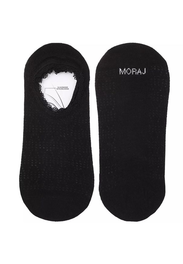 Koronkowe Baleriny Damskie Moraj Mix Kolor 3 Pary. Kolor: biały. Materiał: koronka. Wzór: ażurowy