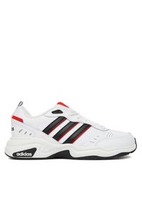 Adidas - adidas Sneakersy STRUTTER EG2655 WB Biały. Kolor: biały. Materiał: skóra