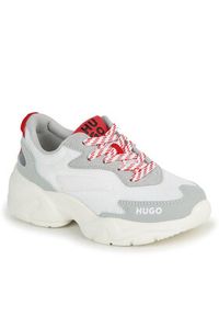 Hugo Sneakersy G00098 M Biały. Kolor: biały. Materiał: materiał, mesh #8