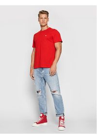 Tommy Jeans T-Shirt Tjm Classics DM0DM09598 Czerwony Regular Fit. Kolor: czerwony. Materiał: bawełna