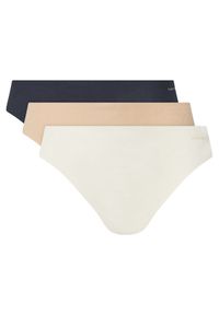 TOMMY HILFIGER - Tommy Hilfiger Komplet 3 par stringów UW0UW05959 Kolorowy. Materiał: bawełna. Wzór: kolorowy
