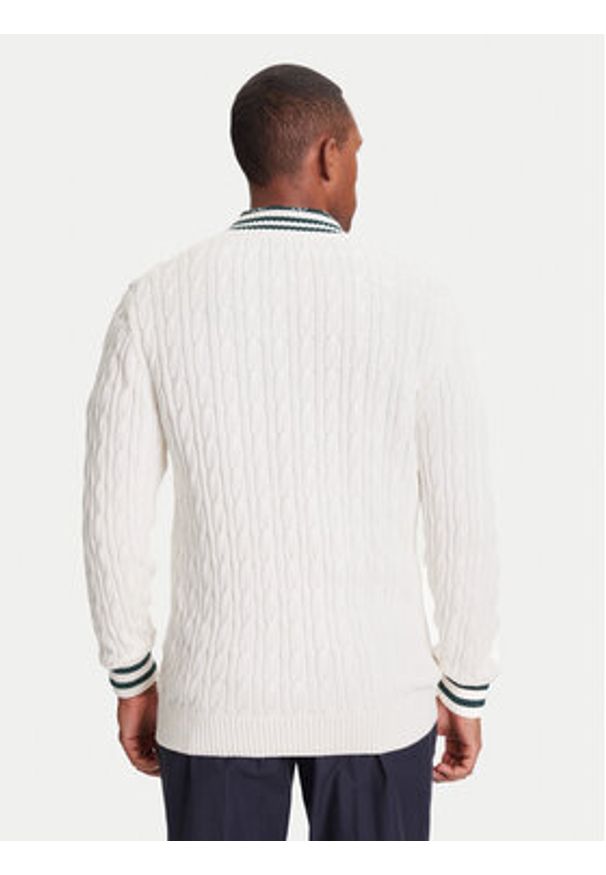 Guess Sweter M5YR12 Z30W1 Écru Regular Fit. Materiał: bawełna