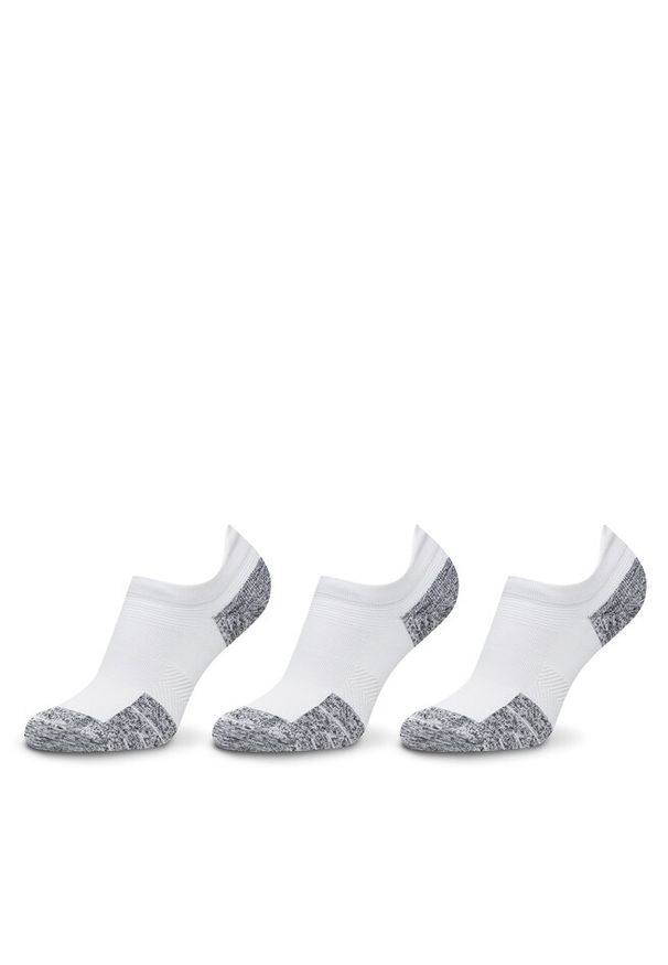 Zestaw 3 par niskich skarpet unisex Under Armour. Kolor: biały. Sport: bieganie