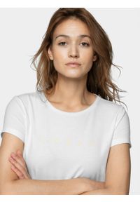 outhorn - T-shirt damski. Materiał: poliester, dzianina, elastan, wiskoza #2