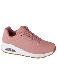 skechers - Buty sportowe Sneakersy damskie, Uno-Stand on Air. Kolor: różowy. Sport: turystyka piesza