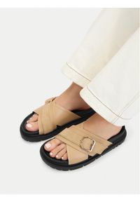 MEXX Klapki EO-HY25006-7 Beżowy. Kolor: beżowy. Materiał: skóra #1