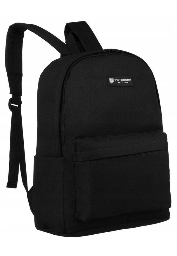Plecak sportowy Peterson PTN 79904 czarny. Kolor: czarny. Materiał: poliester. Styl: sportowy
