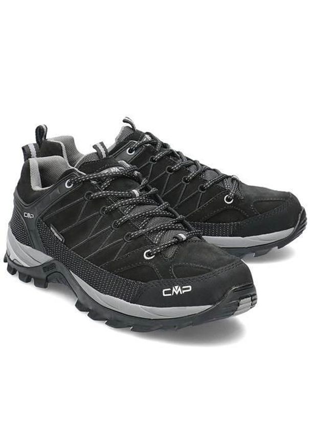 Buty trekkingowe męskie CMP Rigel. Zapięcie: sznurówki. Kolor: niebieski, fioletowy, szary, wielokolorowy. Materiał: materiał, tkanina, syntetyk, skóra. Szerokość cholewki: normalna. Sport: turystyka piesza