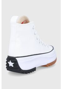 Converse Trampki Run Star Hike JWA kolor biały 166799C.OPTICAL.WH-OPTICAL.WH. Nosek buta: okrągły. Zapięcie: sznurówki. Kolor: biały. Materiał: guma. Szerokość cholewki: normalna #3