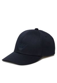 Emporio Armani Czapka z daszkiem EX000005 AF12610 UB102 Granatowy. Kolor: niebieski. Materiał: bawełna, materiał