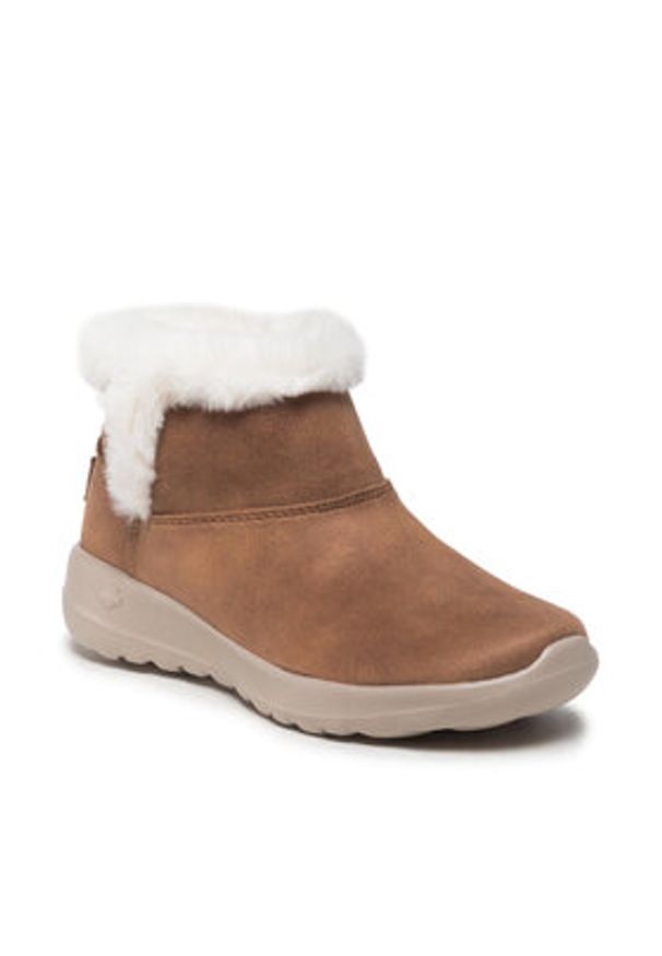 skechers - Skechers Botki Endeavor 144013/CSNT Brązowy. Kolor: brązowy. Materiał: materiał