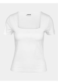 Noisy may - Noisy May T-Shirt Mik 27029540 Biały Slim Fit. Kolor: biały. Materiał: bawełna