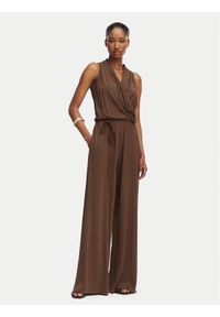 Weekend Max Mara Kombinezon Tropico 2615641012 Brązowy ciemny Regular Fit. Kolor: brązowy. Materiał: wiskoza #1