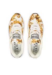 Versace Jeans Couture Sneakersy 80YA3SA1 Biały. Kolor: biały. Materiał: materiał #3