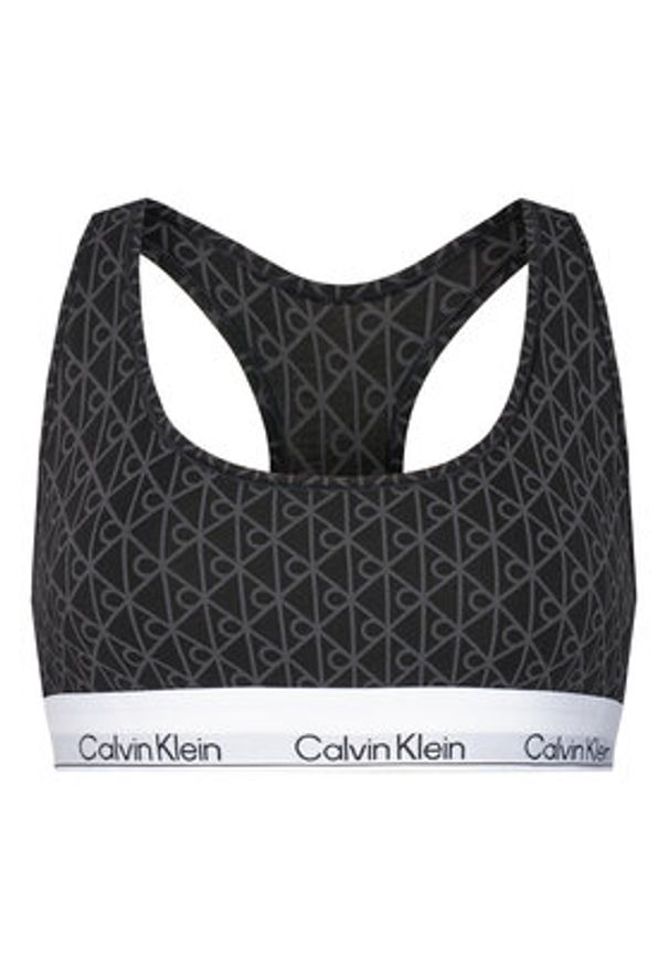 Calvin Klein Underwear Biustonosz top LV00QF8493 Czarny. Kolor: czarny. Materiał: bawełna