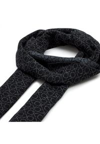 Calvin Klein Zestaw Szalik i Czapka Gs Monogram Scarf+Beanie K50K511026 Czarny. Kolor: czarny. Materiał: syntetyk