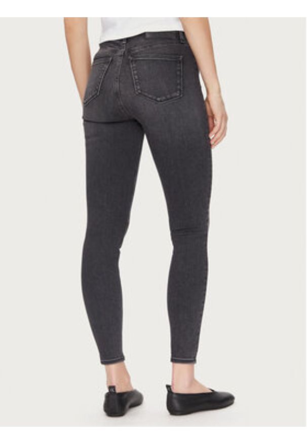 Calvin Klein Jeans Jeansy J20J225509 Czarny Super Skinny Fit. Kolor: czarny