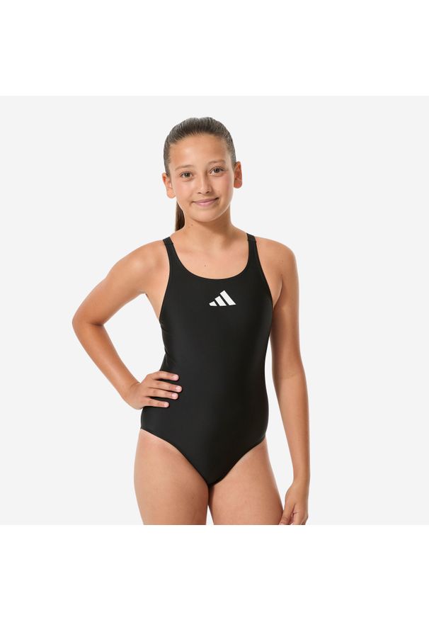Strój jednoczęściowy pływacki dla dzieci Adidas. Materiał: włókno, materiał