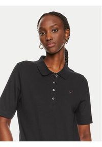 TOMMY HILFIGER - Tommy Hilfiger Polo WW0WW43224 Granatowy Regular Fit. Typ kołnierza: polo. Kolor: niebieski. Materiał: bawełna #5
