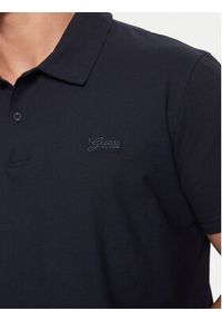 Guess Polo M4YP31 KCD60 Granatowy Regular Fit. Typ kołnierza: polo. Kolor: niebieski. Materiał: bawełna