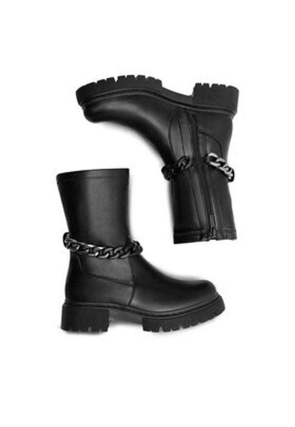 Jenny Fairy Botki GOLDIE WS5866-18 Czarny. Kolor: czarny. Materiał: syntetyk