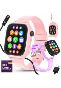 WonderWatch - SMARTWATCH ZEGAREK DLA DZIECI TELEFON 4G ROZMOWY SMS Z GRAMI POLSKIE MENU. Rodzaj zegarka: smartwatch