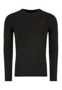 Tommy Jeans Longsleeve DM0DM04409 Czarny Slim Fit. Kolor: czarny. Materiał: bawełna. Długość rękawa: długi rękaw #6