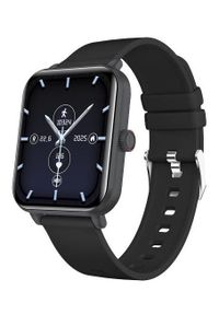 MYPHONE - myPhone Watch Classic 2 czarny. Rodzaj zegarka: smartwatch. Kolor: czarny. Materiał: koronka. Styl: sportowy, casual, elegancki, klasyczny #1